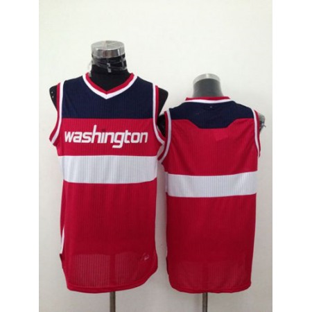 Revolution 30 Wizards Blank Red Stitched NBA Jersey