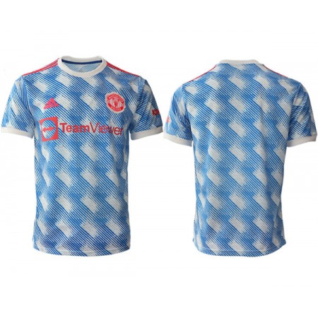 Men's Manchester United Light Blue Away Soccer Jersey