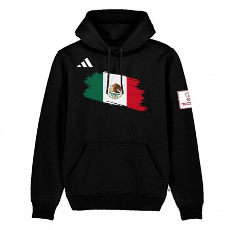 Men's Mexico World Cup Soccer Hoodie Black