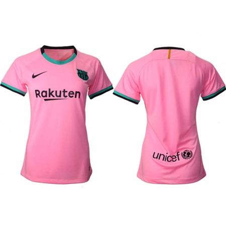 Women's Barcelona Blank Away Soccer Club Jersey