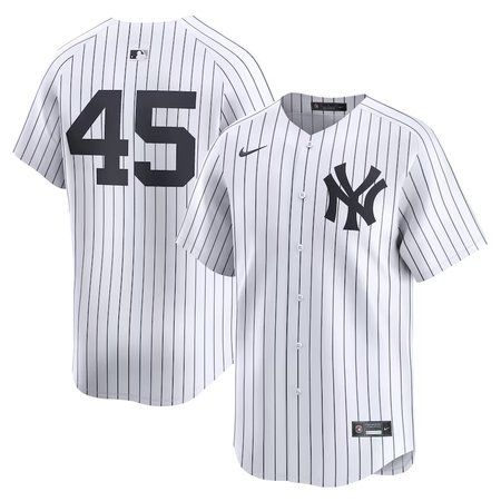 Men's New York Yankees #45 Gerrit Cole White Home Limited Player Jersey