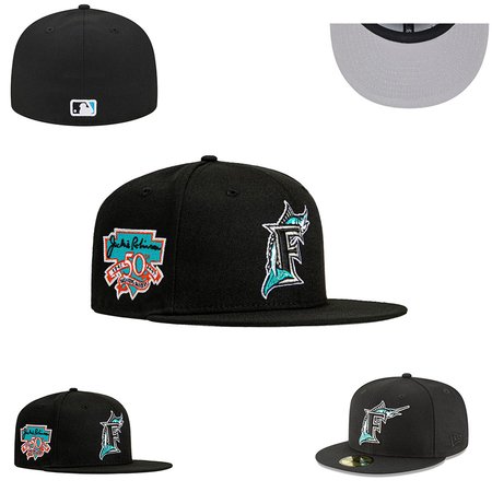 Miami Marlins Fitted Hat