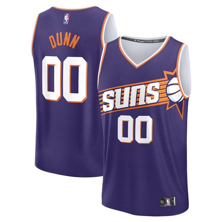 Youth Phoenix Suns Ryan Dunn Purple 2024 NBA Draft Fast Break Player Jersey - Icon Edition