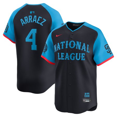 Men's National League Luis Arraez Nike Navy 2024 MLB All-Star Game Limited Player Jersey