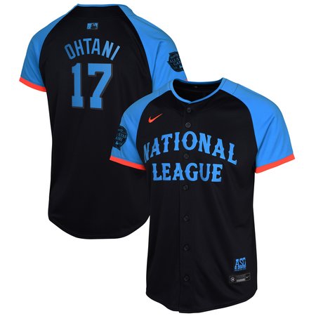 Youth National League Shohei Ohtani Nike Navy 2024 MLB All-Star Game Limited Player Jersey