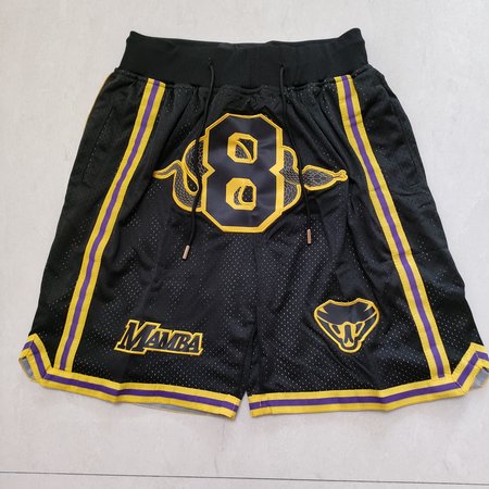 Los Angeles Lakers Black Shorts