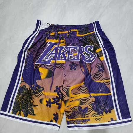 Los Angeles Lakers Purple Shorts