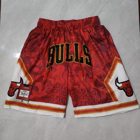 Chicago Bulls Red Shorts